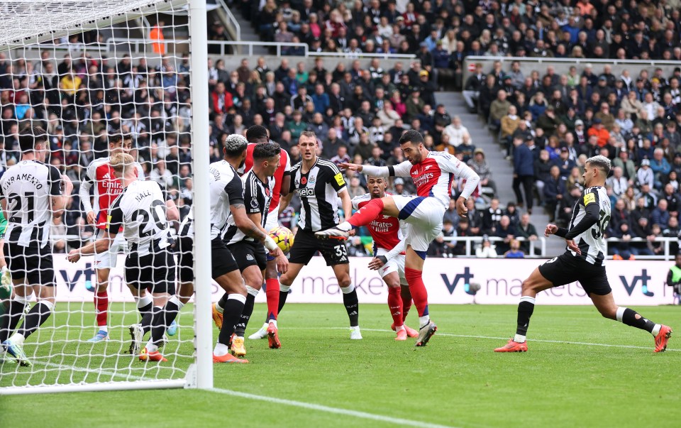 Mikel Merino was denied an equaliser when his effort was blocked