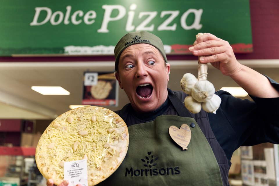 Morrisons Dracula's Devil Garlic Bread Pizza is thought to be the most potent ever sold in the UK