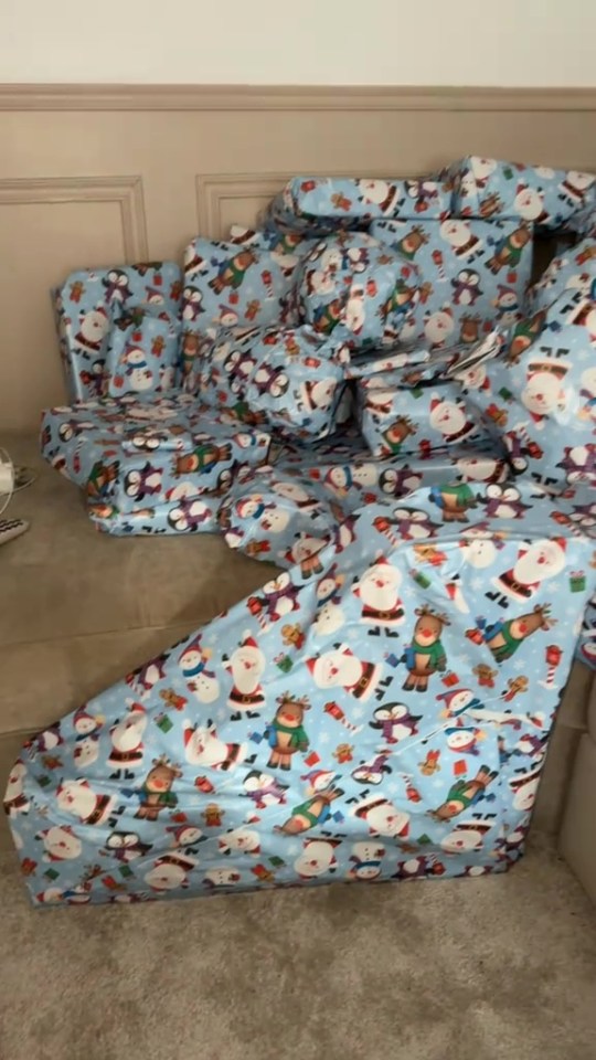 She has even already wrapped them all up