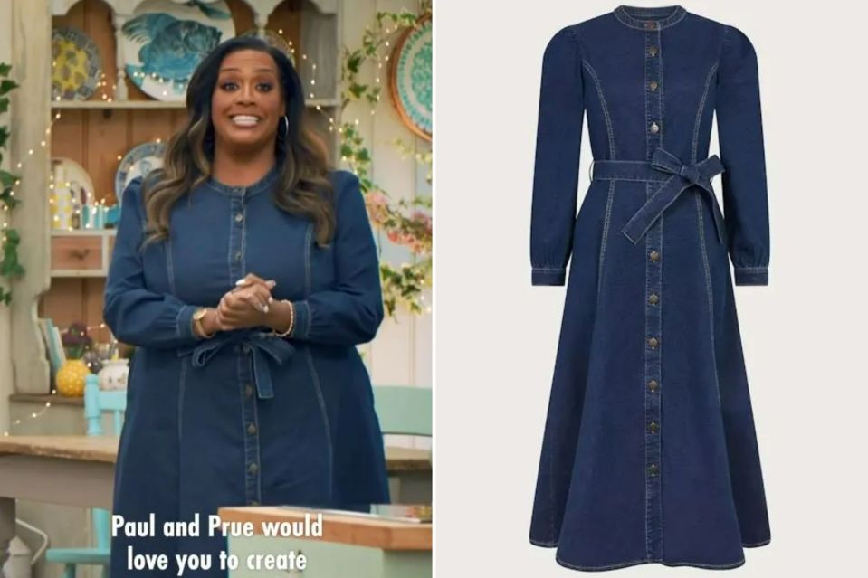 This classic denim dress is from Monsoon