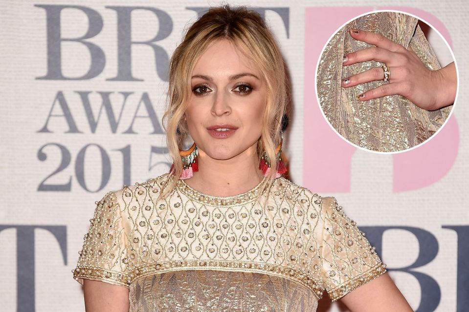 Fearne Cotton adds personality to her nails using jewellery and complimentary colours