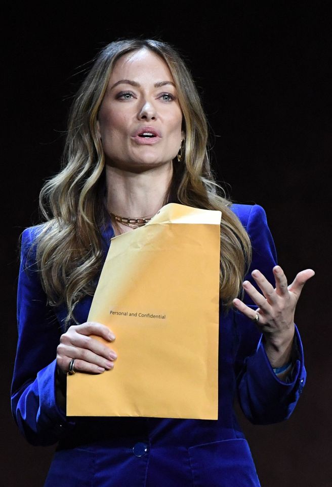 Olivia was gobsmacked to receive the legal letter