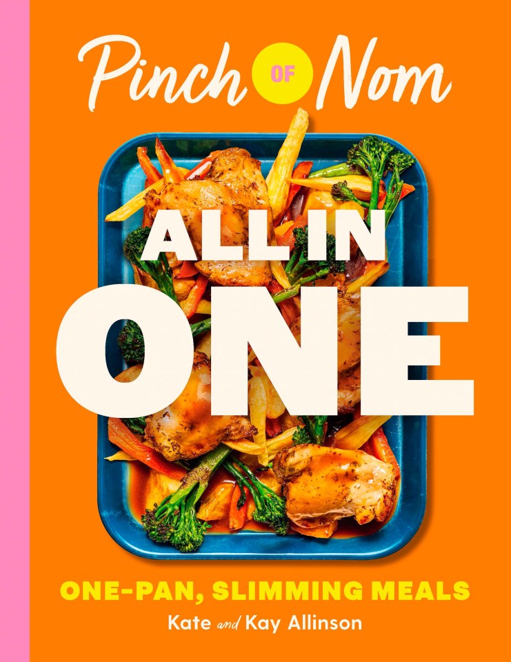 a cookbook called pinch of nom all in one by kate and kay allinson