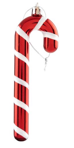 This candy cane decoration is £1 from Poundland