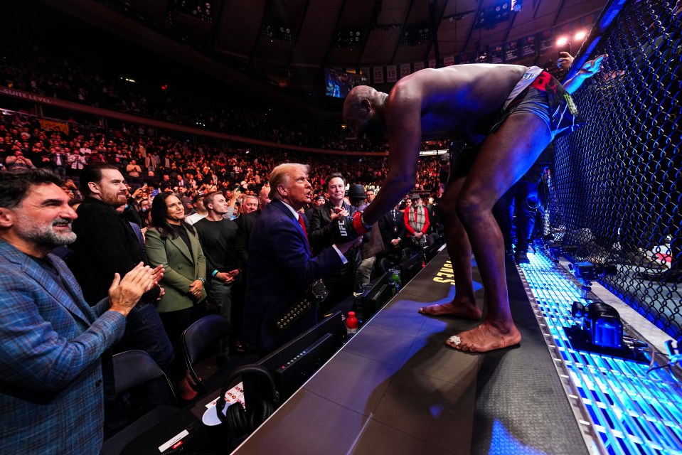 The soon-to-be 47th US President enjoyed Jon Jones' victory alongside Yasir Al-Rumayyan and Elon Musk at UFC 309