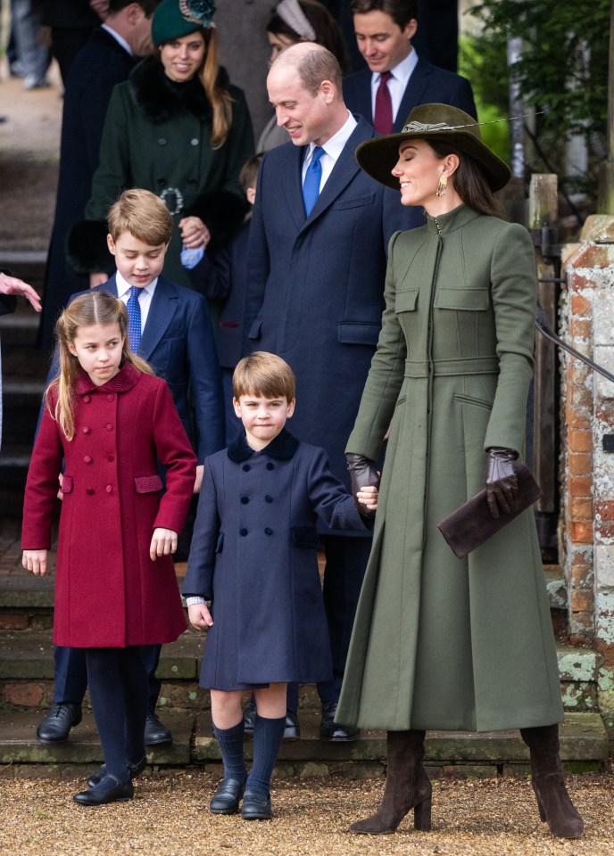 Typically George, Charlotte and Louis celebrate Christmas day three times