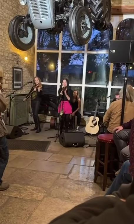 The Corrs performed at Jeremy Clarkson's pub last week