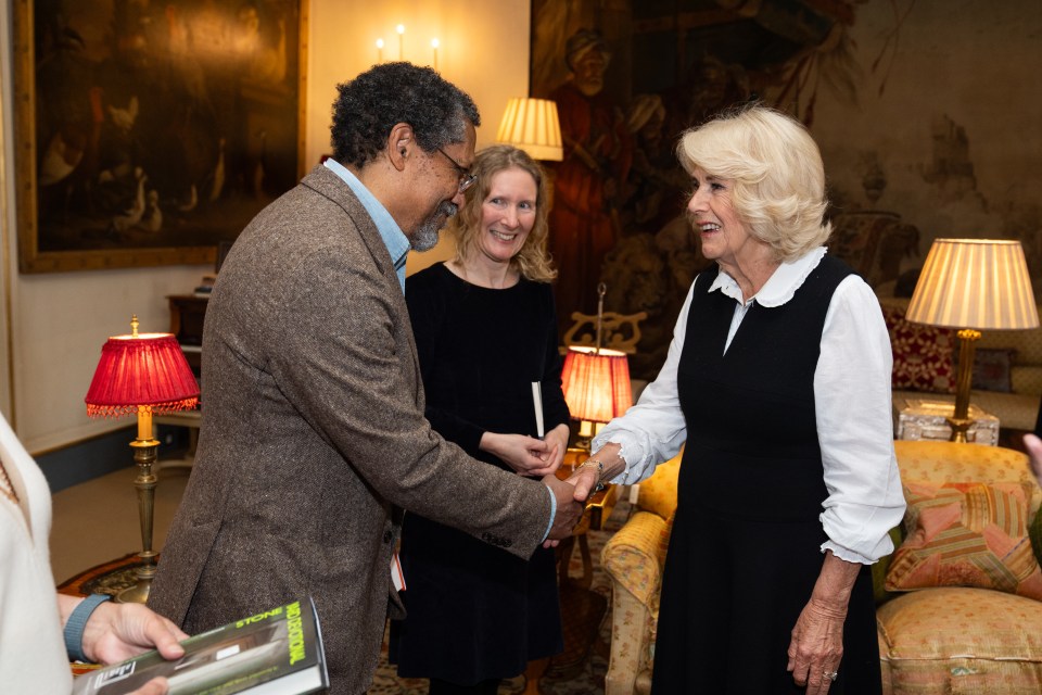 Queen Camilla met with Percival Everett