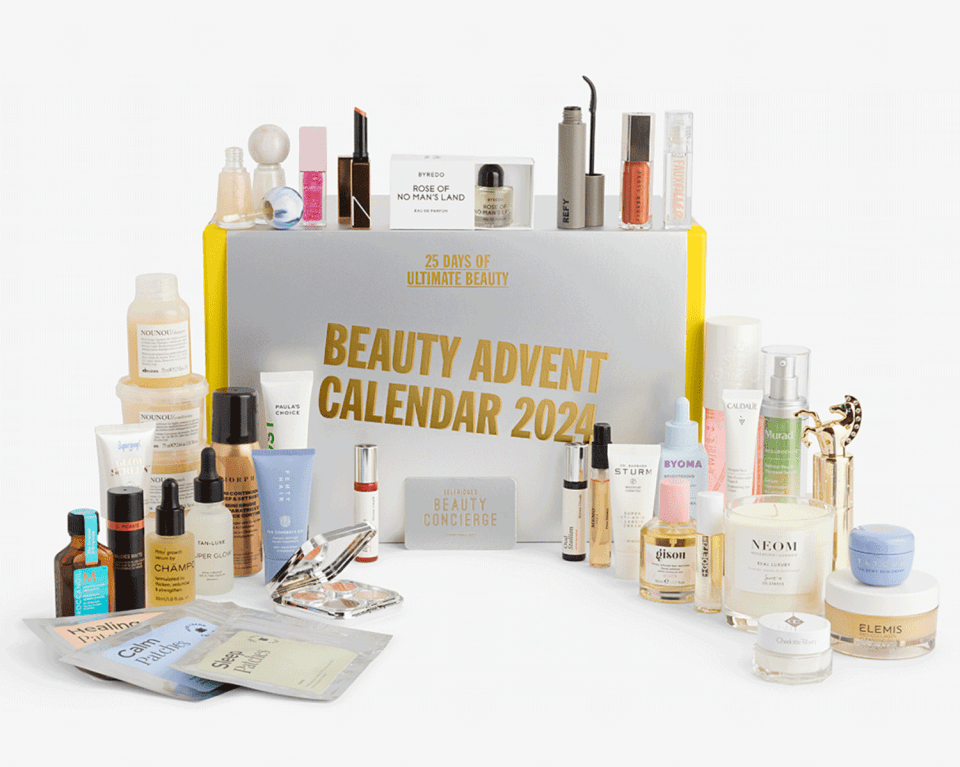 a beauty advent calendar for the year 2024