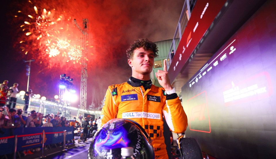 Lando Norris is a 66-1 shot with the bookies