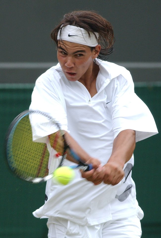 Nadal turned pro all the way back in 2001