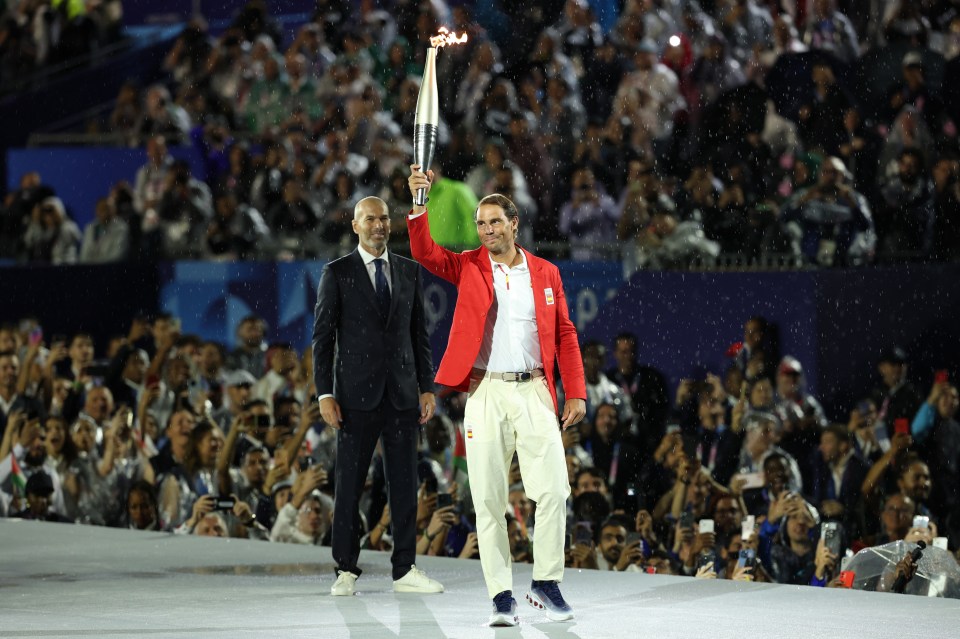 The Spaniard was part of the Paris 2024 Olympics opening ceremony