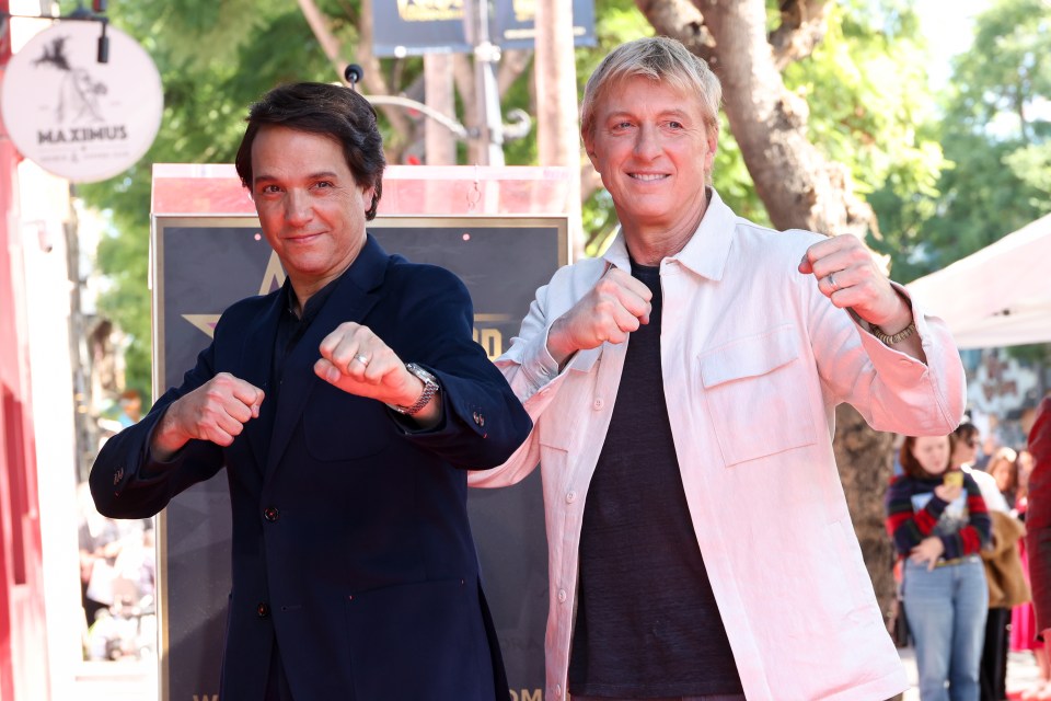 Ralph was joined by co-star William Zabka