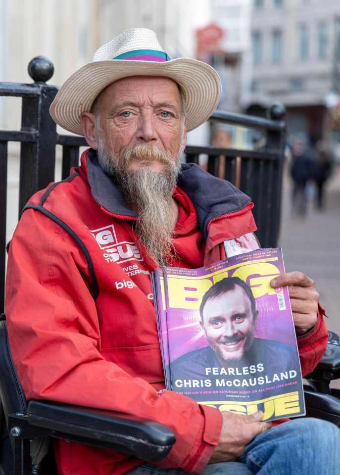 Big Issue seller Karl Burns says the 'Frankenstein' drug nitazenes have wreaked havoc on the town