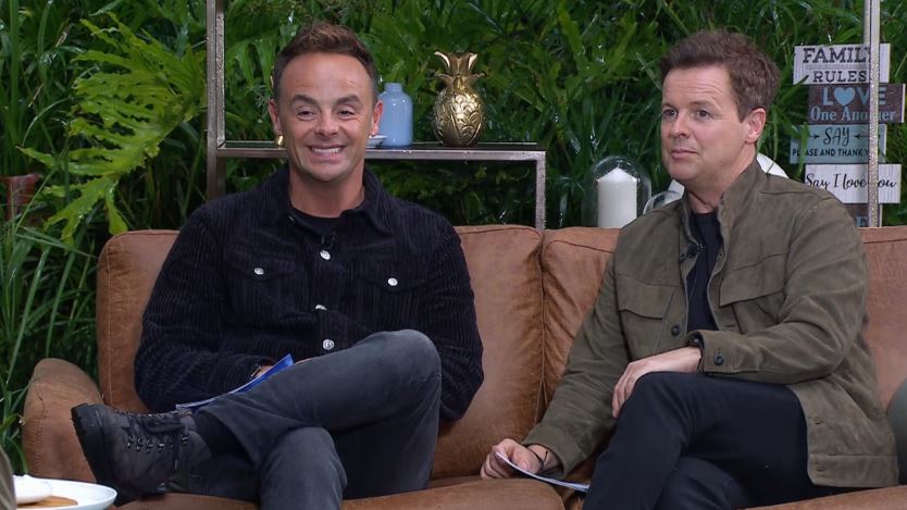 Ant and Dec giggled away as they watched on