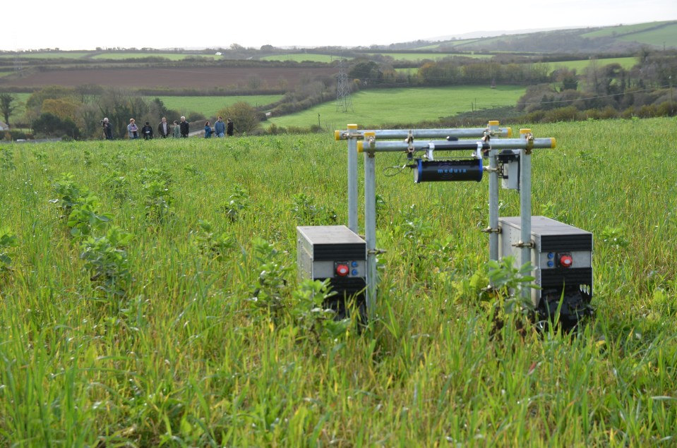 A gamma ray detector mounted on a robot could map the health of the soil in fields