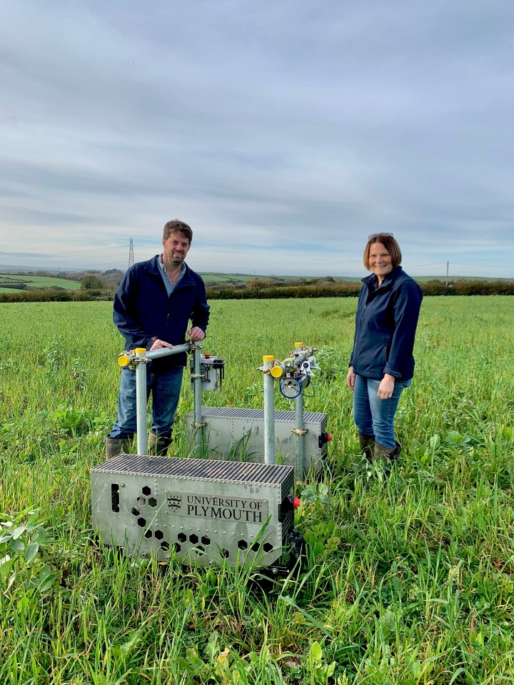 Farmer Malcolm Barrett, a tenant farmer from St Tudy near Bodmin, is working with scientists from the University of Plymouth