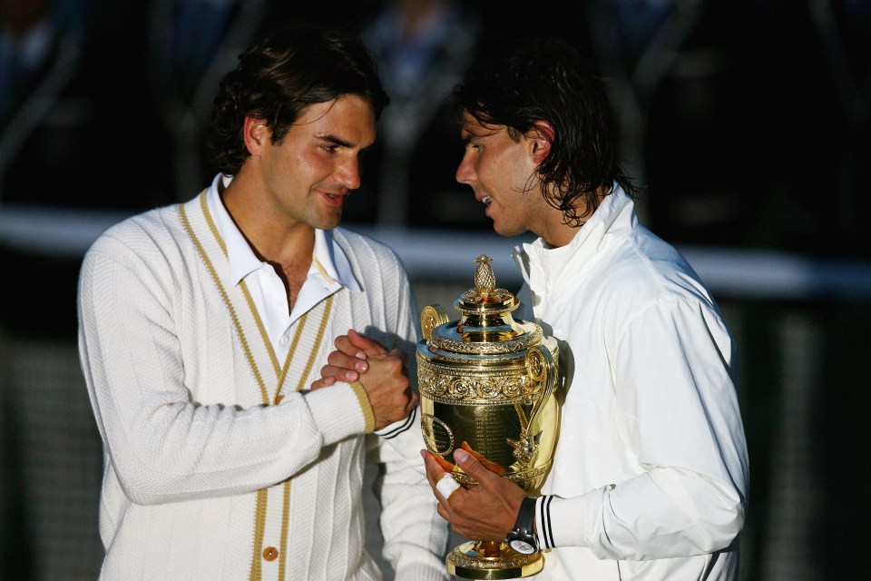 He beat Roger Federer in the epic 2008 Wimbledon final