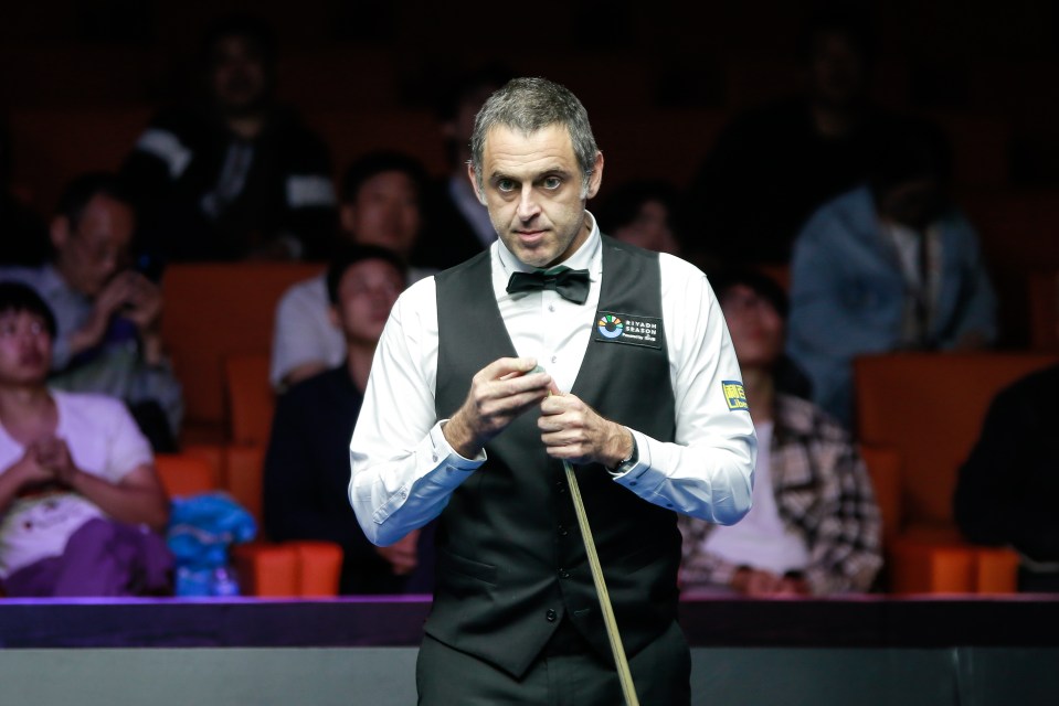 Ronnie O’Sullivan is also in action on Saturday, hoping to bounce back