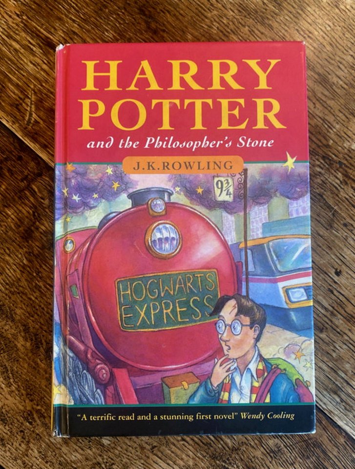 The Harry Potter and the Philosopher's Stone first edition could sell for £50,000 at auction