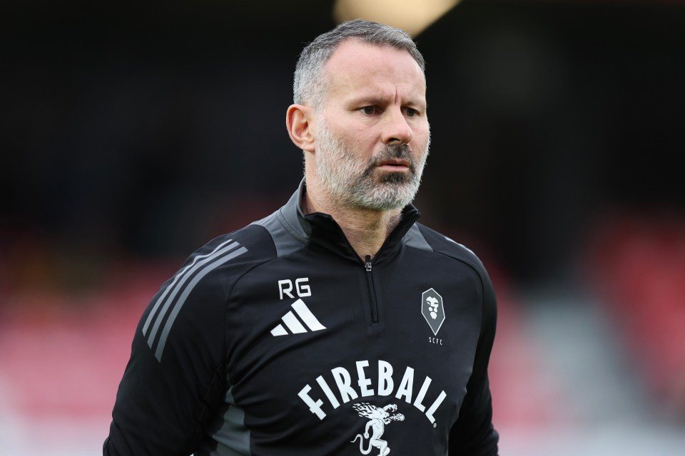 Ryan Giggs was on the touchline for Salford City on Saturday