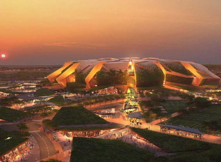 Populous have designed the stadium which could host the 2034 World Cup final