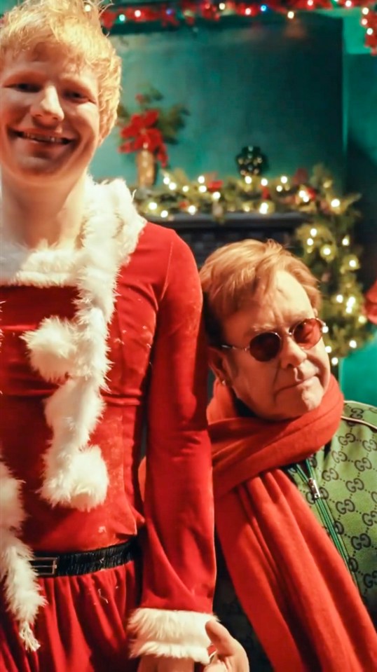 Ed Sheeran and Elton John love Christmas - and they're sharing that love with their festive gifts