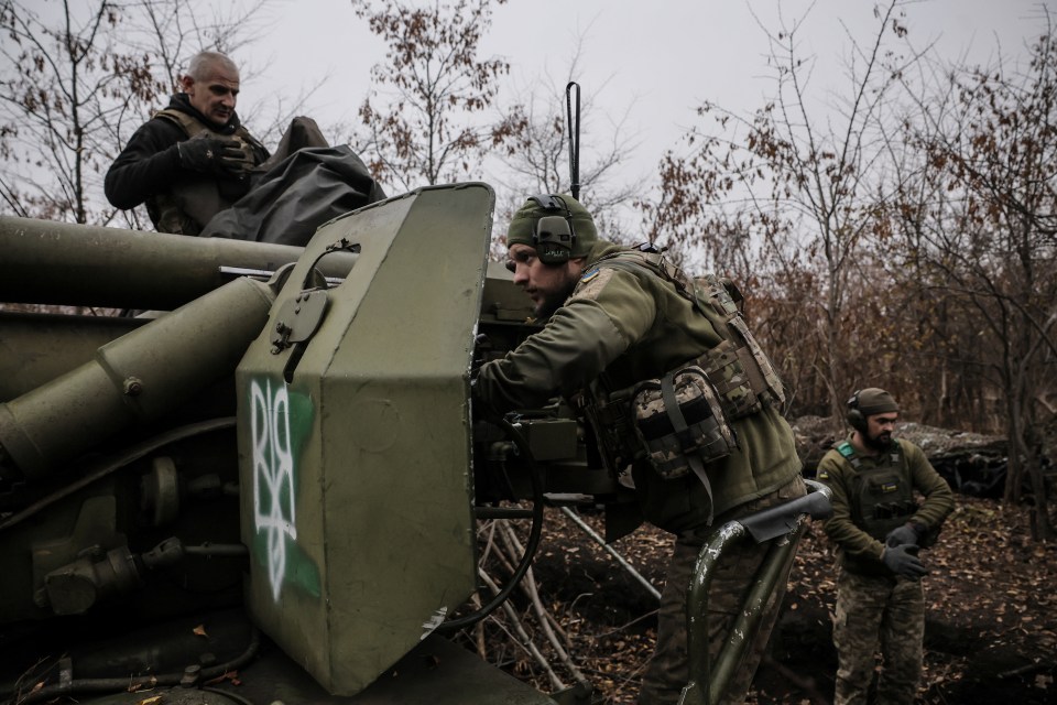 Ukrainian soldiers fighting on the frontlines of eastern Ukraine against Putin’s invading forces