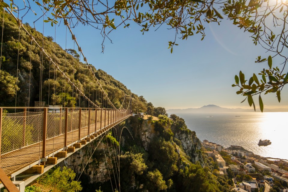 Make the unexpectedly steep walk to the Windsor Suspension Bridge for astonishing views across Gib (as the locals call it)