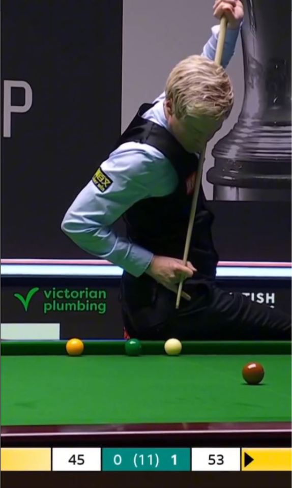 Neil Robertson declared 'no chance' after attempting an impossible shot