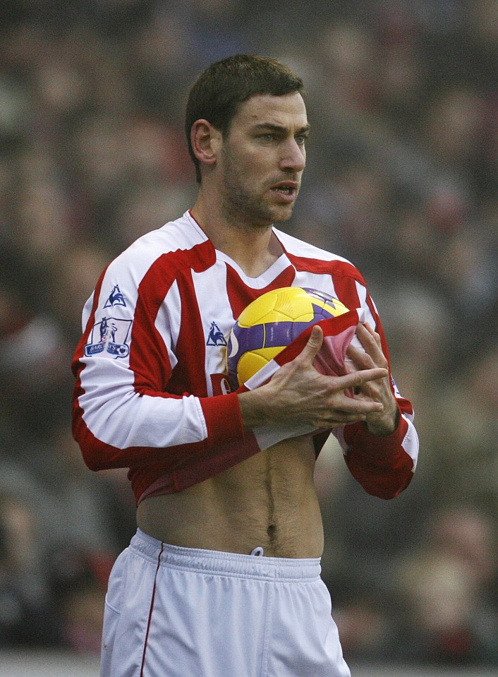 Former Stoke City hero Rory Delap is Liam’s dad