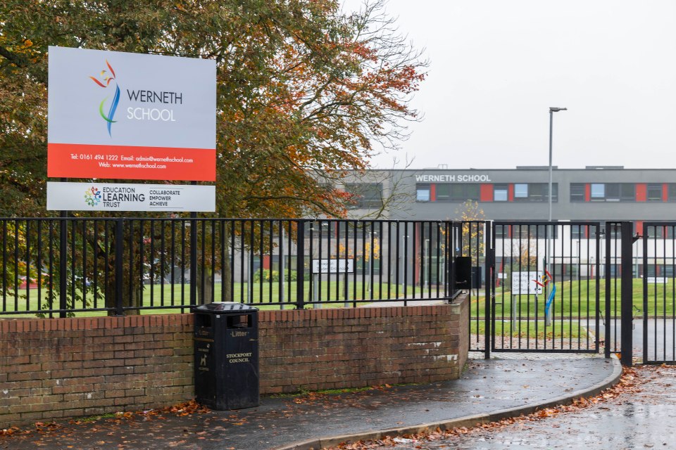 Werneth School in Stockport has come under fire for making kids with disabilities where a sunflower lanyard