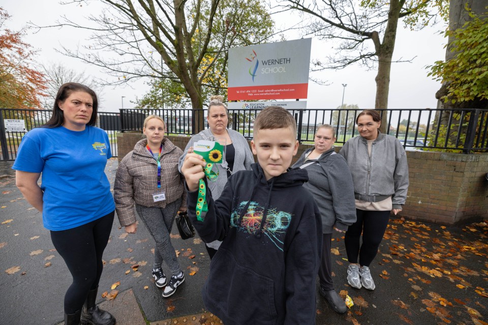 Student Finlay Fabri feels embarrassed having to wear the lanyard because now other students know about his autism