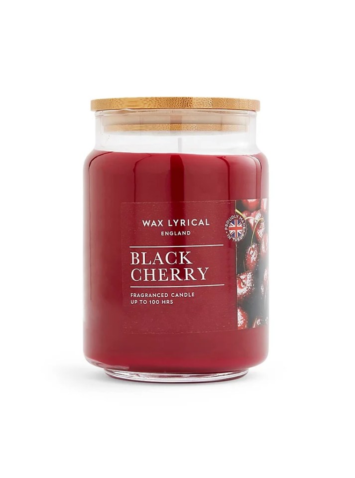 This large black cherry Wax Lyrical jar candle is down to £9