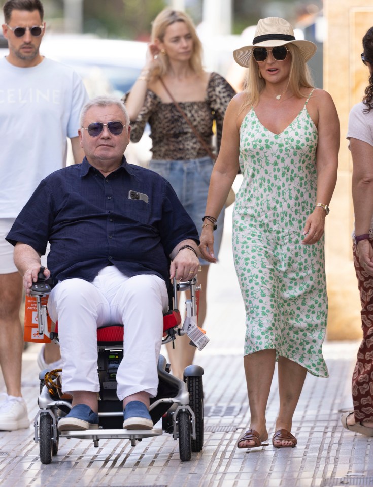 Eamon Holmes and his girlfriend Katie Alexander spotted in Ibiza