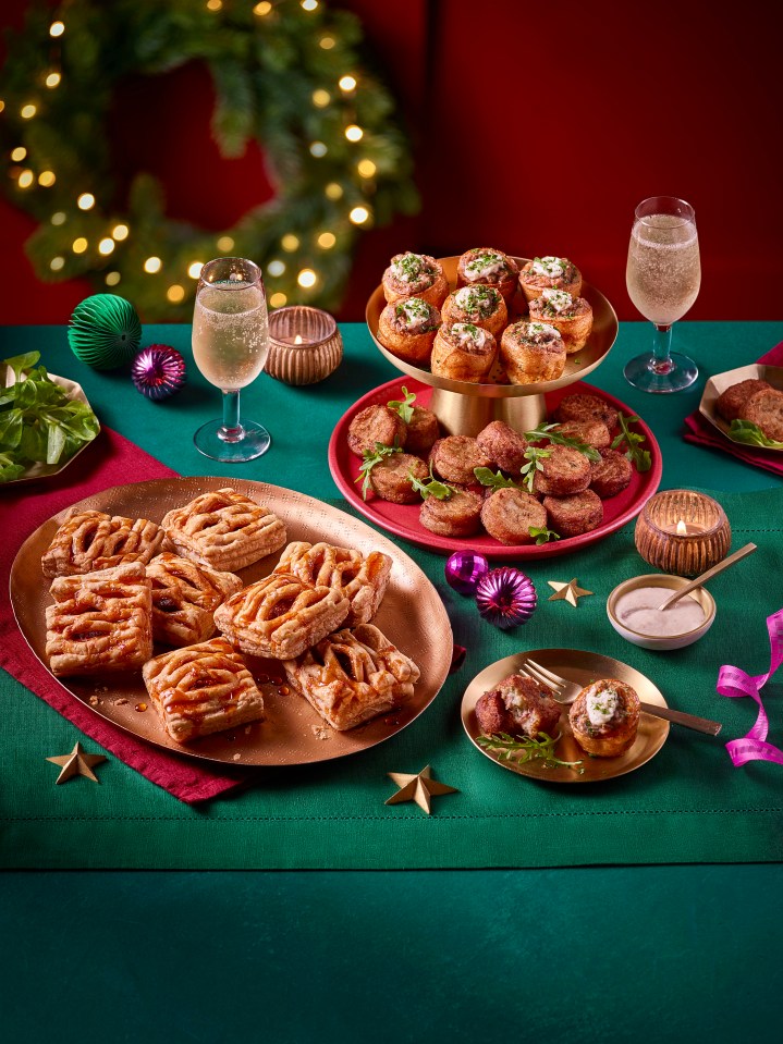 Tesco has launched its 2024 festive party food range including mini wellingtons and Yorkshire puddings