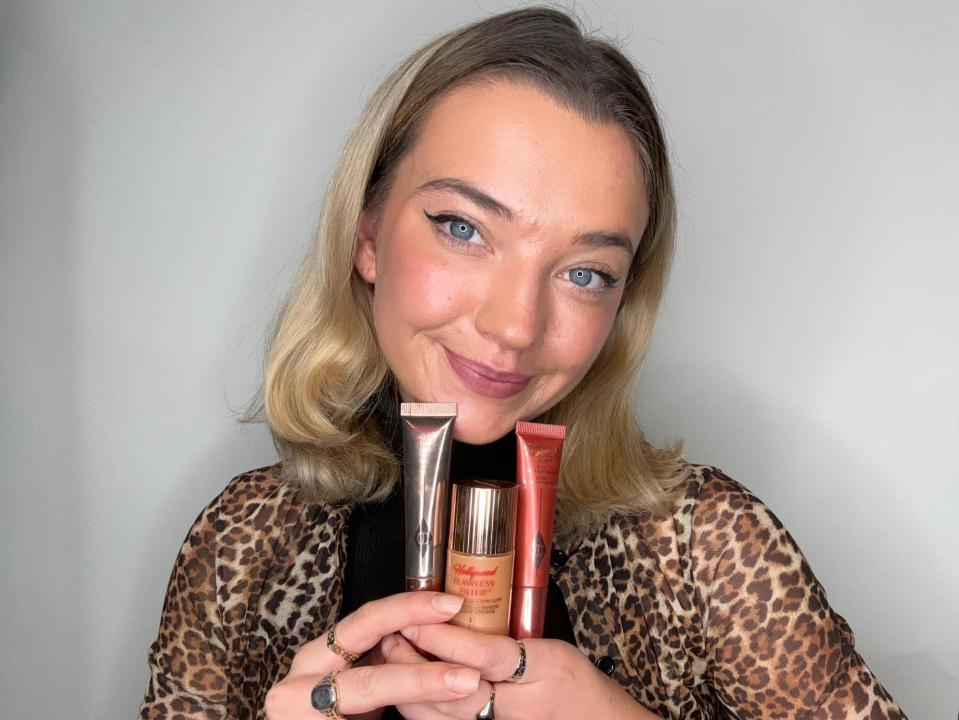 Lucy tested out three of Charlotte Tilbury's flagship products to recreate Sabrina Carpenter's old-school Hollywood look