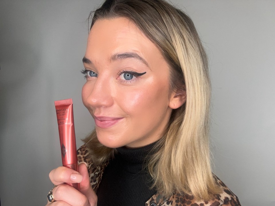 "A personal favourite of mine, the Beauty Light Want blusher perfectly brings together the final look."