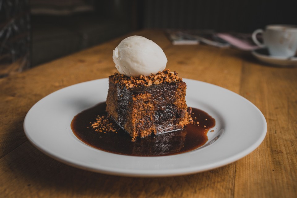 You can't beat British puddings like sticky toffee pudding