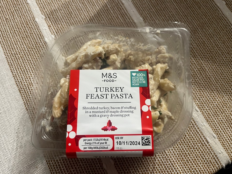 But the turkey feast pasta from M&S is one you won't want to miss