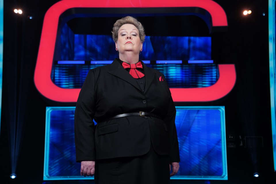 Anne Hegerty was replaced on Friday's repeat of Beat The Chasers