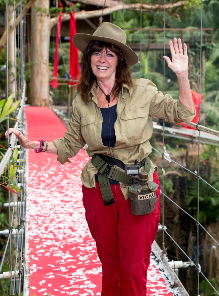 Vicki took part in I'm A Celebrity back in 2014