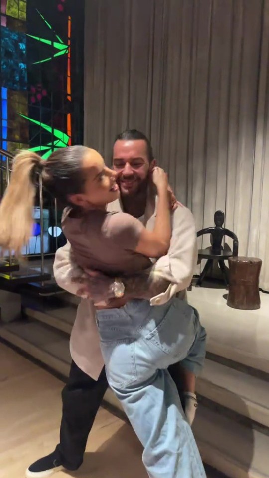 Maura Higgins appears to confirm Pete Wicks romance rumours as she joins him at Strictly rehearsals