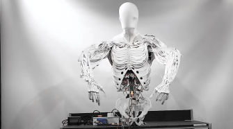 Clone Robotics' machine is built to mimic a human