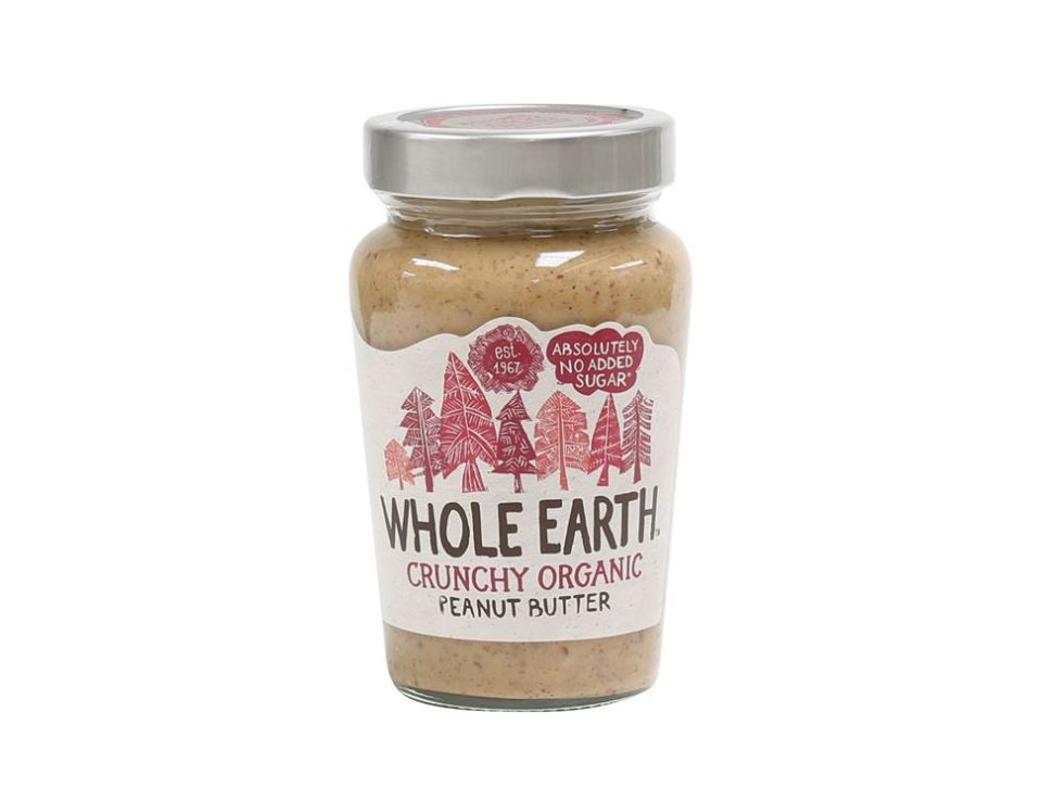 Whole Earth Organic Crunchy Peanut Butter is minimally processed