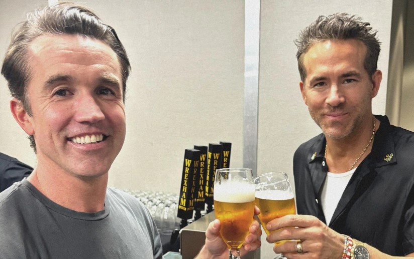 Wrexham owners Ryan Reynolds and Rob McElhenney have invested in Wrexham Lager