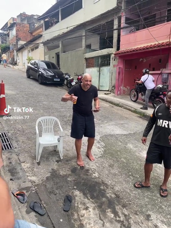 Adriano was recently filmed drinking and dancing on the streets of Rio