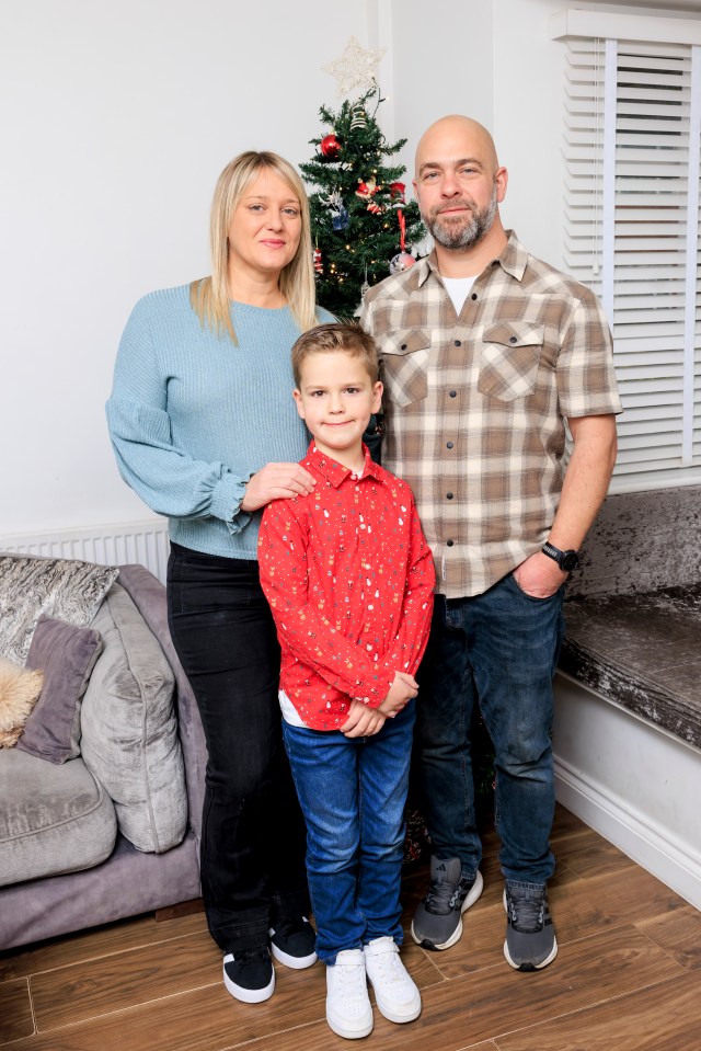 Theo had eight types of chemotherapy through IV drips, pills and injections into his spine