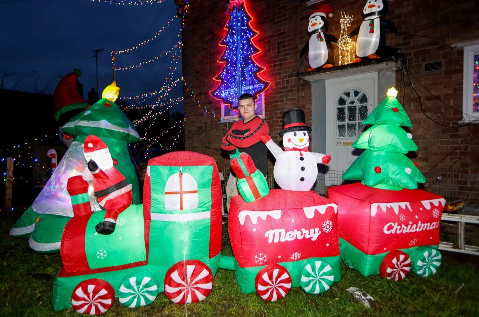 The set of decorations has cost the family more than £10,000 in total