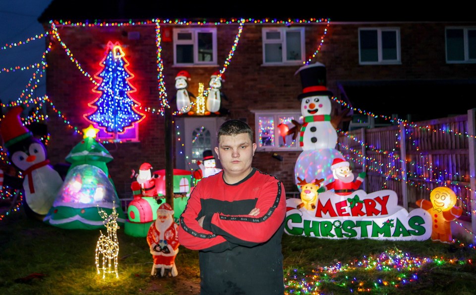 The Stonier family says their electricity bill doubles while they have their display up